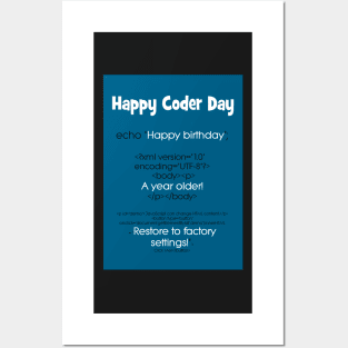 Happy coder day! Posters and Art